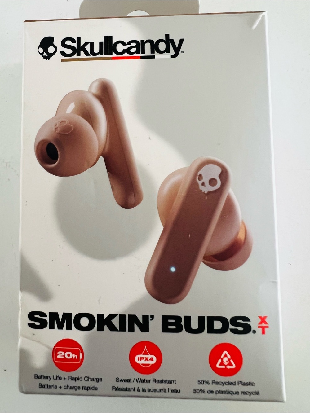 Skullcandy Smokin Buds XT True Wireless Earbuds in Tan New in Box - Picture 2 of 3
